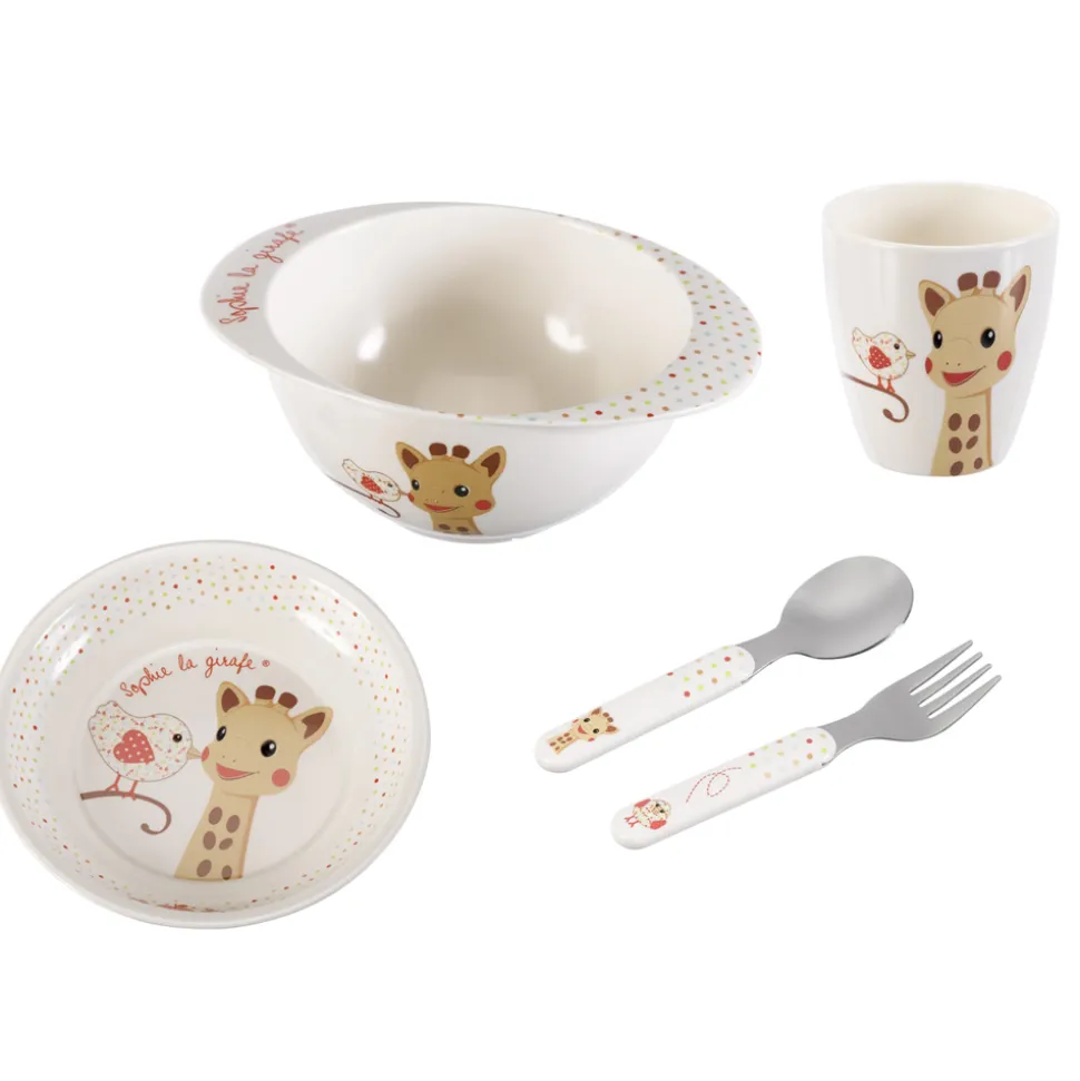 Coffret repas version kiwi sophie la girafe