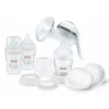 Coffret tire lait manuel perfect match + 3 biberons 150 ml + coussinets d'allaitement