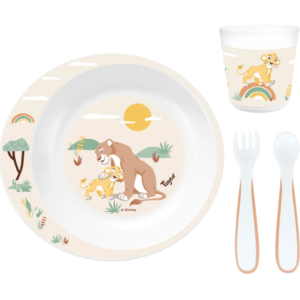 Coffret vaisselle micro-onde le roi lion