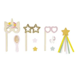 Coiffeuse en bois pour enfant licorne