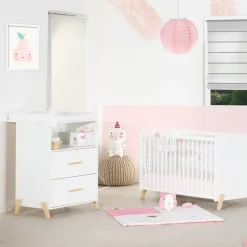 Commode avec dispositif à langer joy naturel