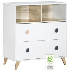 Commode bébé oslo boutons goutte