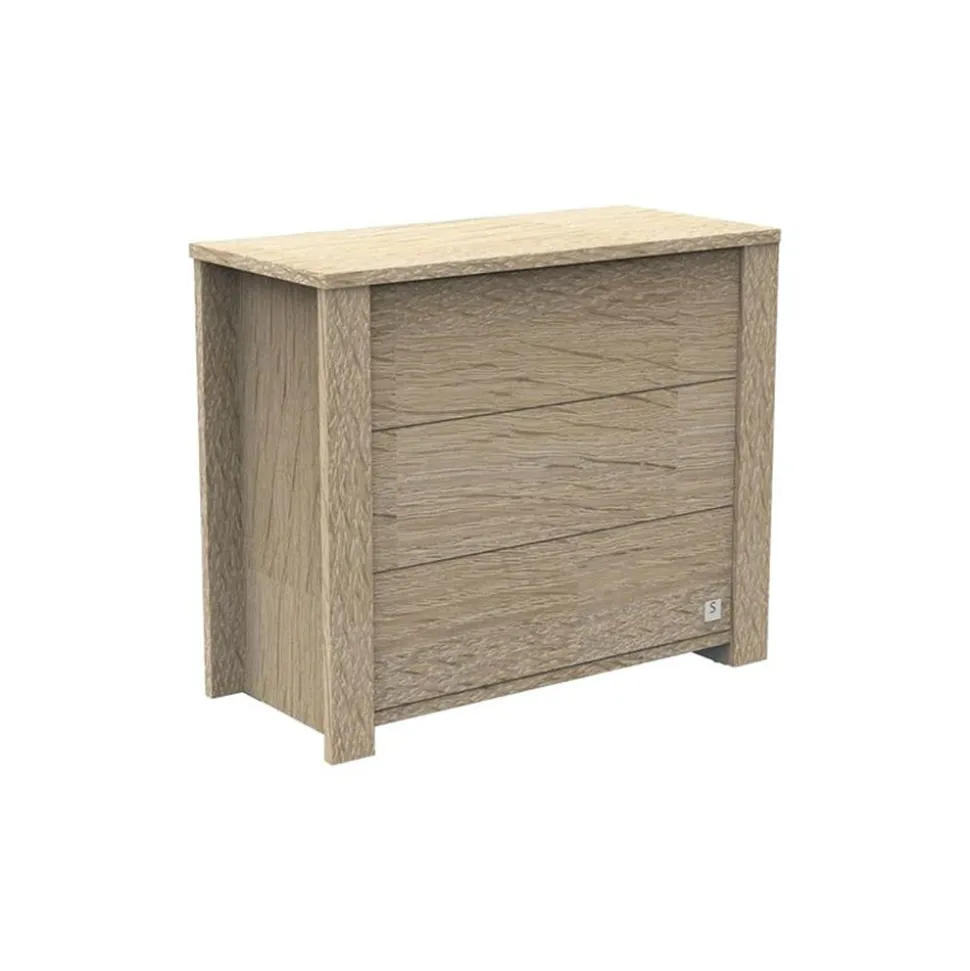 Commode bébé 3 tiroirs antonin version bois