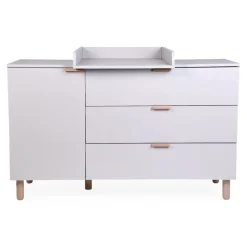 Commode à langer bébé 3 tiroirs cosy clay
