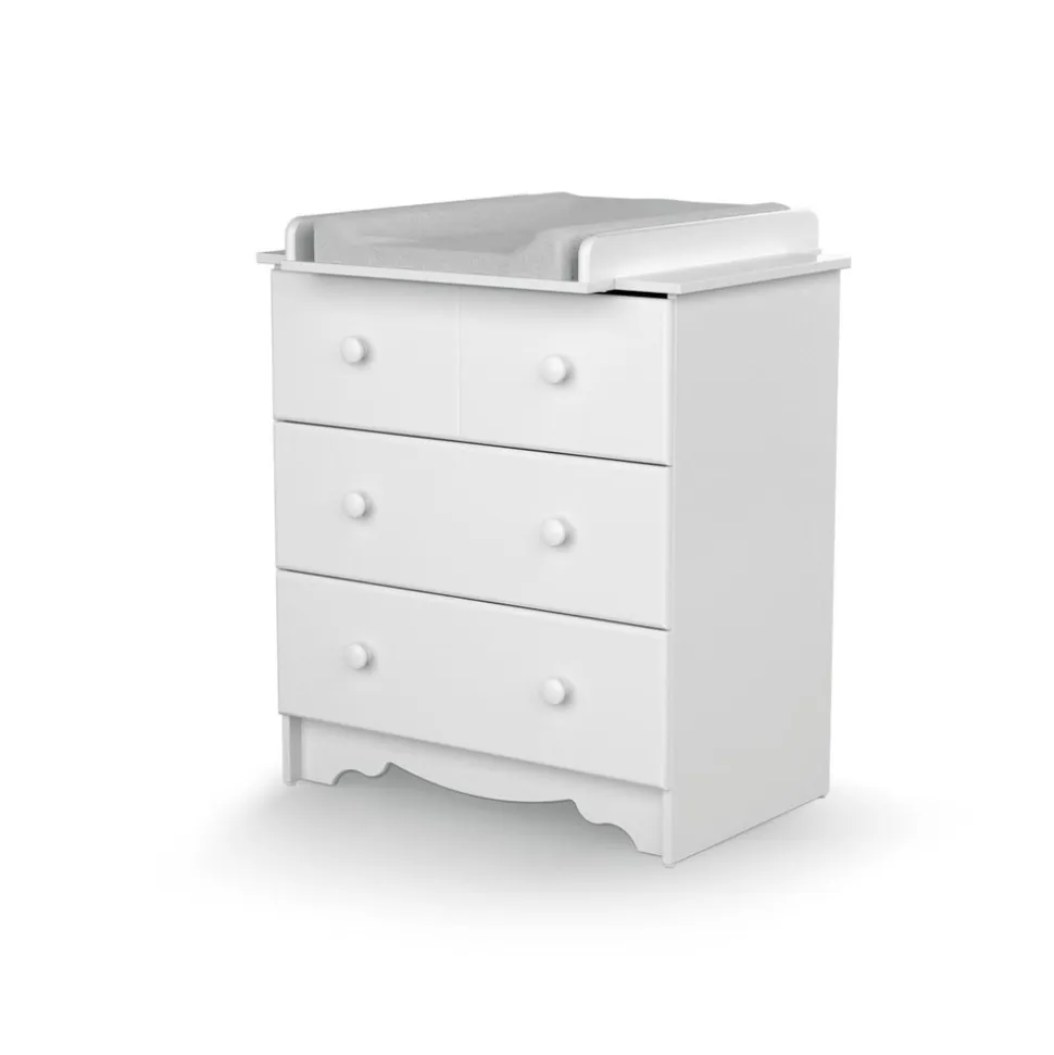 Commode à langer marelle blanc