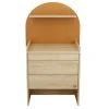 Commode à langer évolutive en bureau arche caramel