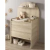 Commode à langer évolutive en bureau arche chêne