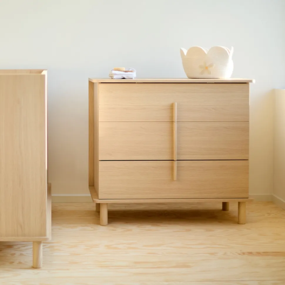Commode nordica naturel avec plan à langer