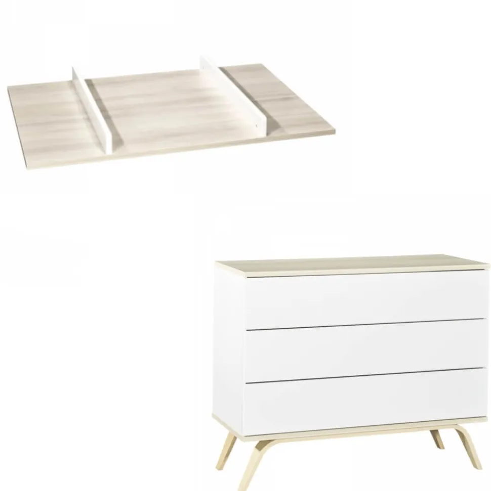 Commode + plan à langer petit modèle serena