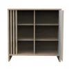 Commode porte et niches blanche tokyo