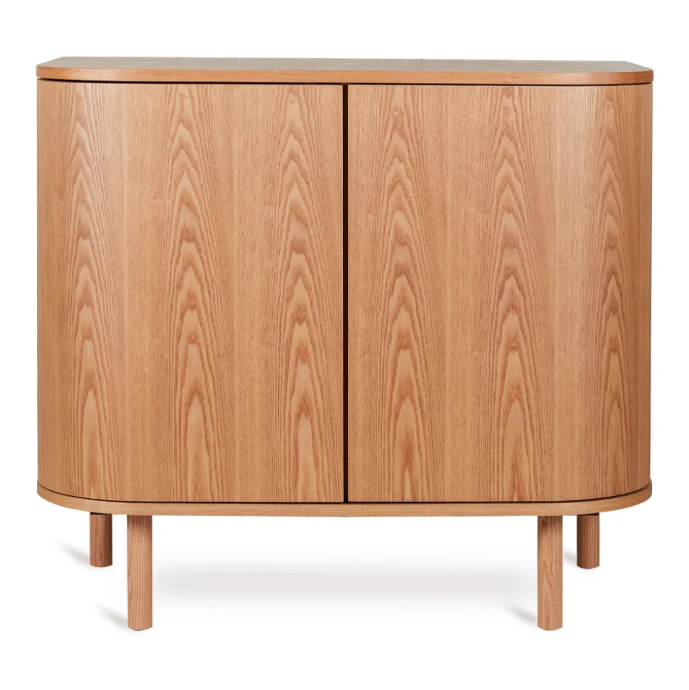 Commode 2 portes yume naturel ash wood