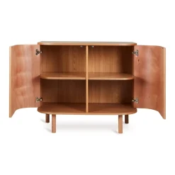Commode 2 portes yume naturel ash wood