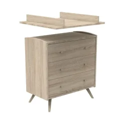 Commode 3 tiroirs access bois