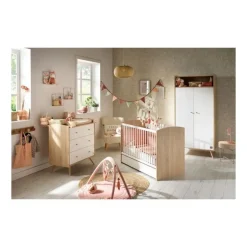 Commode 3 tiroirs access bois blanc