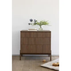 Commode 3 tiroirs ashi chataignier