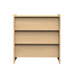 Commode 3 tiroirs cannelle