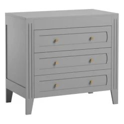 Commode à tiroirs gris clair milenne