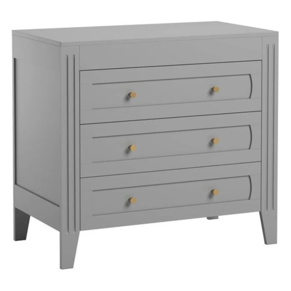 Commode à tiroirs gris clair milenne