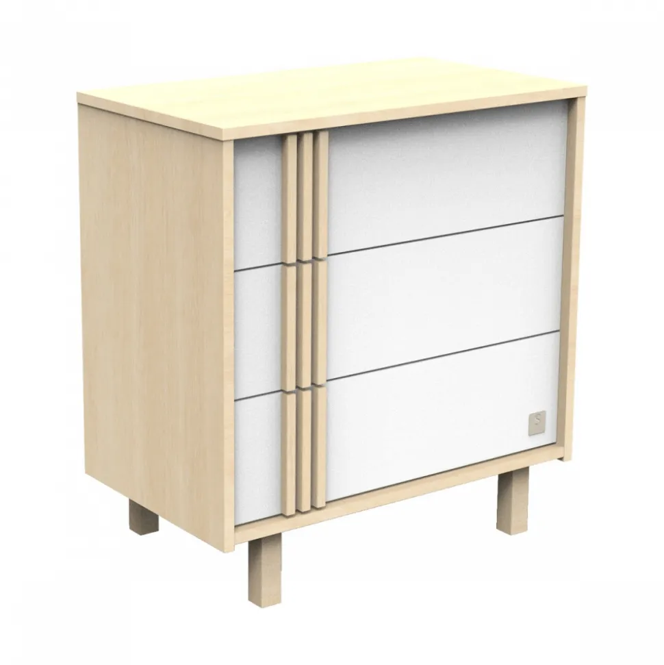 Commode 3 tiroirs nature
