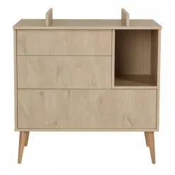 Commode 3 tiroirs 1 niche cocoon natural oak