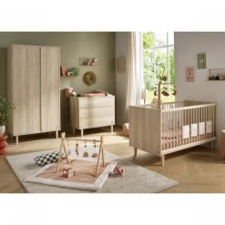 Commode 3 tiroirs paloma bois