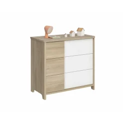 Commode 3 tiroirs sacha chêne