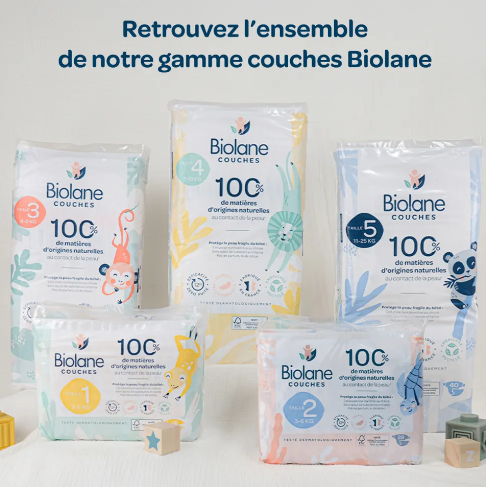 Couches culottes bébé taille 5 - 40 couches