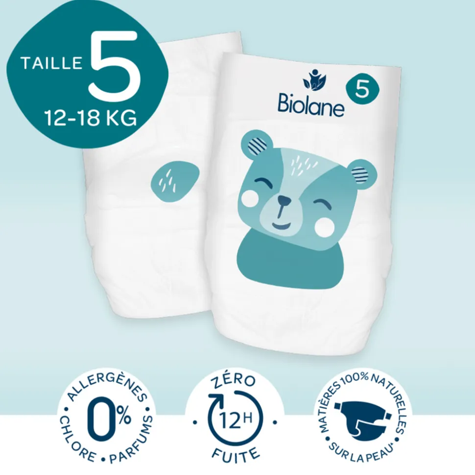 Couches culottes bébé taille 5 - 40 couches