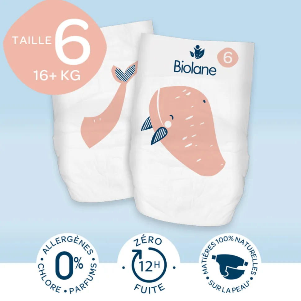 Couches culottes bébé taille 6 - 36 couches