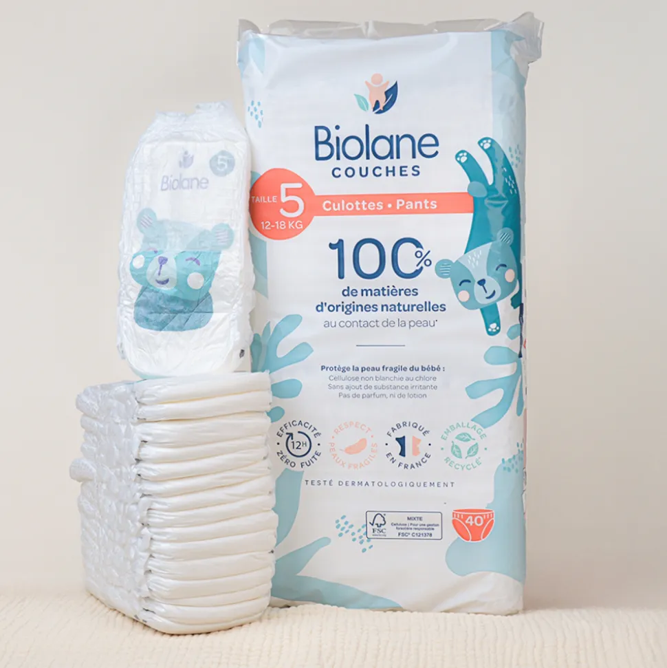 Couches culottes bébé taille 5 pack 1 mois 120 couches