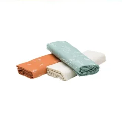Couches en cotton imprimées 75x75 3pcs