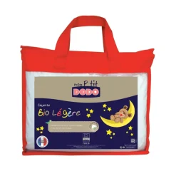 Couette bébé bio 100x140 cm blanc