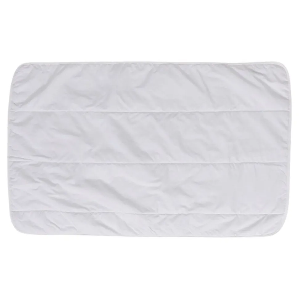 Couette pour enfant 100 x 140 cm en coton bio blanc