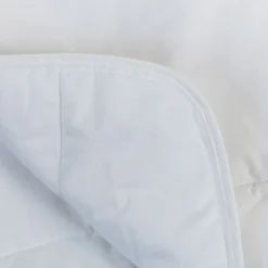 Couette pour enfant 100 x 140 cm en coton bio blanc