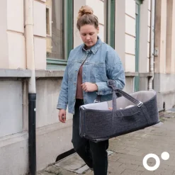 Couffin bébé nest & go grey