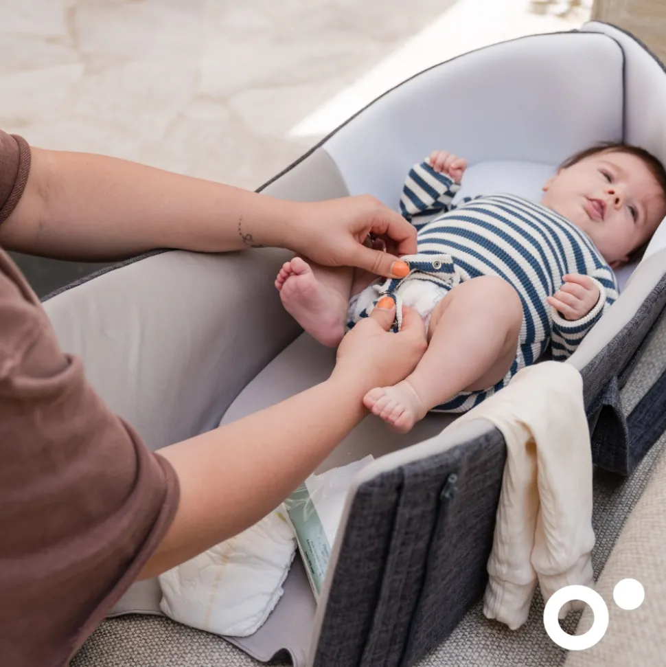 Couffin bébé nest & go grey