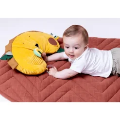 Coussin d'activités - mr. lion jaune