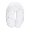 Coussin d'allaitement 190 cm blanc à pois