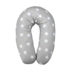 Coussin d'allaitement 190 cm gris