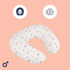 Coussin d’allaitement compact softy peaches