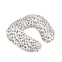 Coussin d’allaitement compact softy leopard cream
