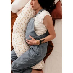 Coussin d'allaitement jersey colombes