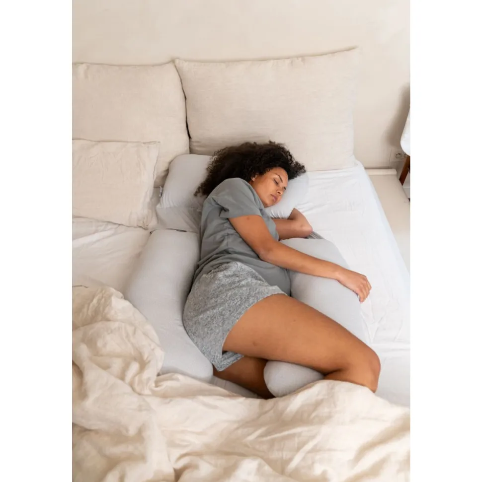 Coussin d'allaitement maxxy little dots grey