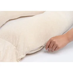 Coussin d'allaitement maxxy mini flowers sand