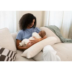 Coussin d'allaitement maxxy mini flowers sand