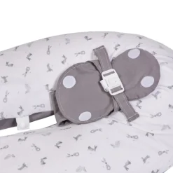 Coussin d'allaitement multirelax+ polyester coton lapins