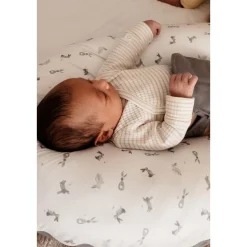 Coussin d'allaitement multirelax+ polyester coton lapins