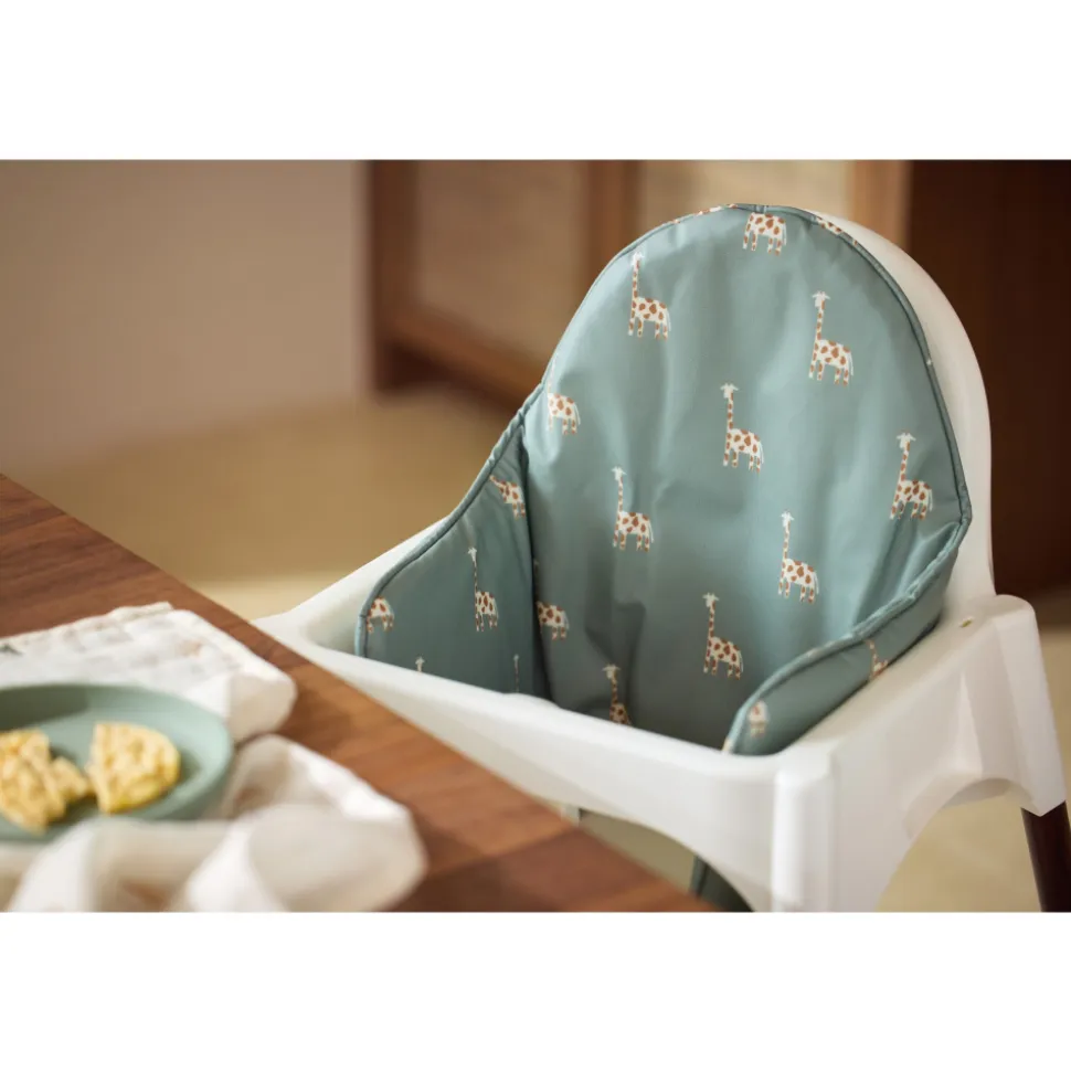 Coussin d’assise chaise bébé jungle jambo