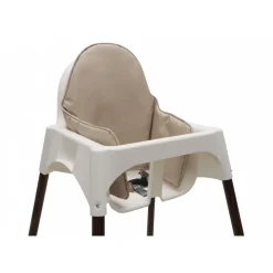 Coussin d’assise chaise bébé nougat
