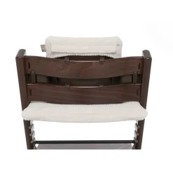 Coussin d’assise chaise haute bébé cloudy rib oatmeal